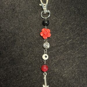 Rock & Rose Keyring