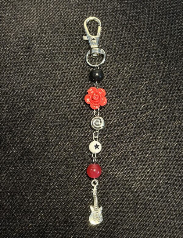 Rock & Rose Keyring
