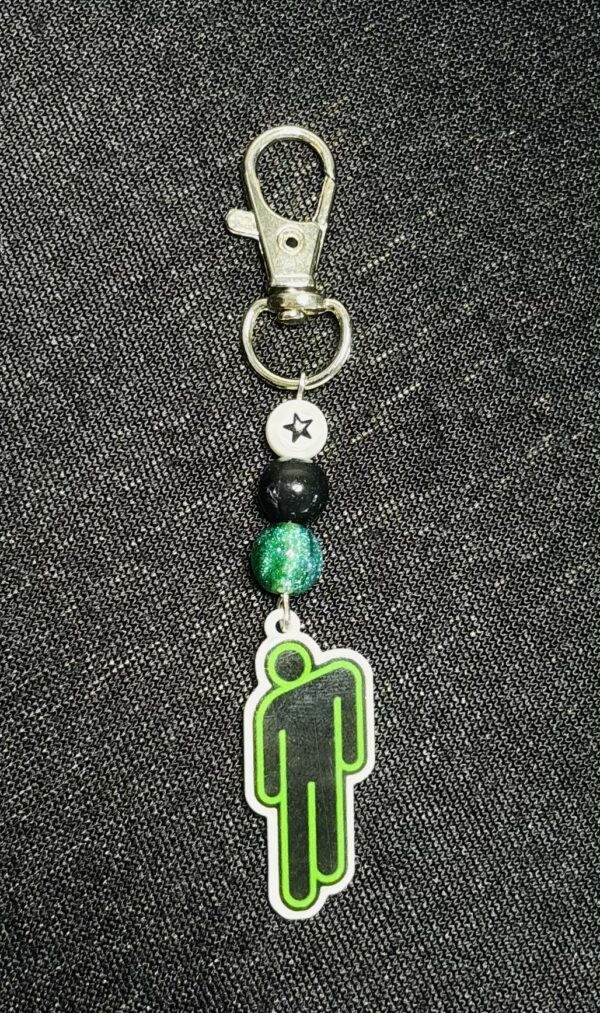 Billie Eilish 'Blohsh' Keyring