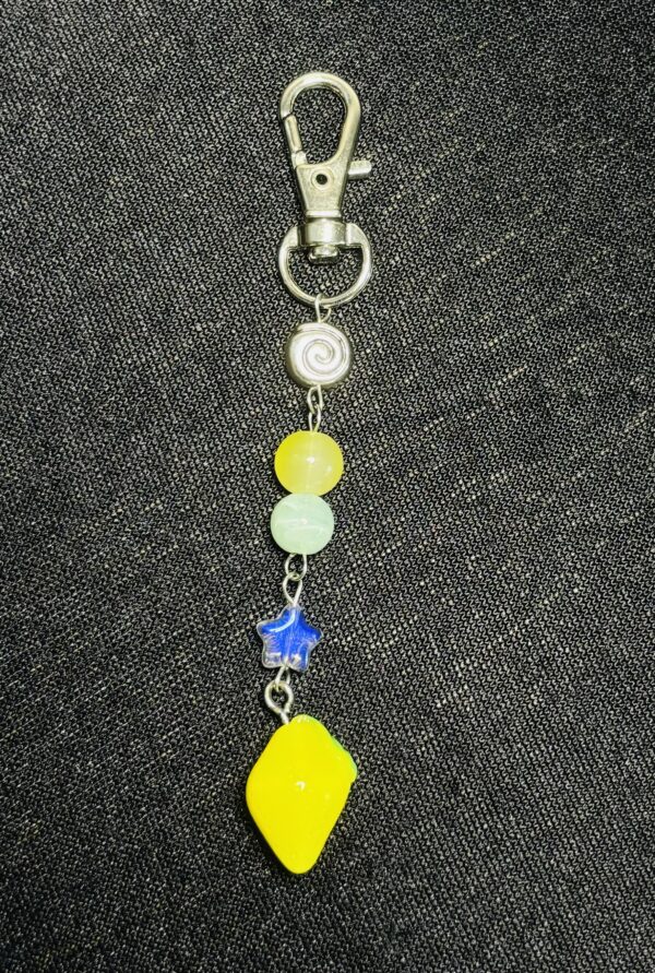 Lemon Swirl Keyring