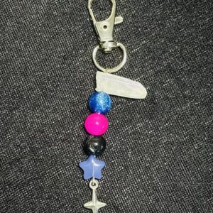 Galaxy Shimmer Keyring