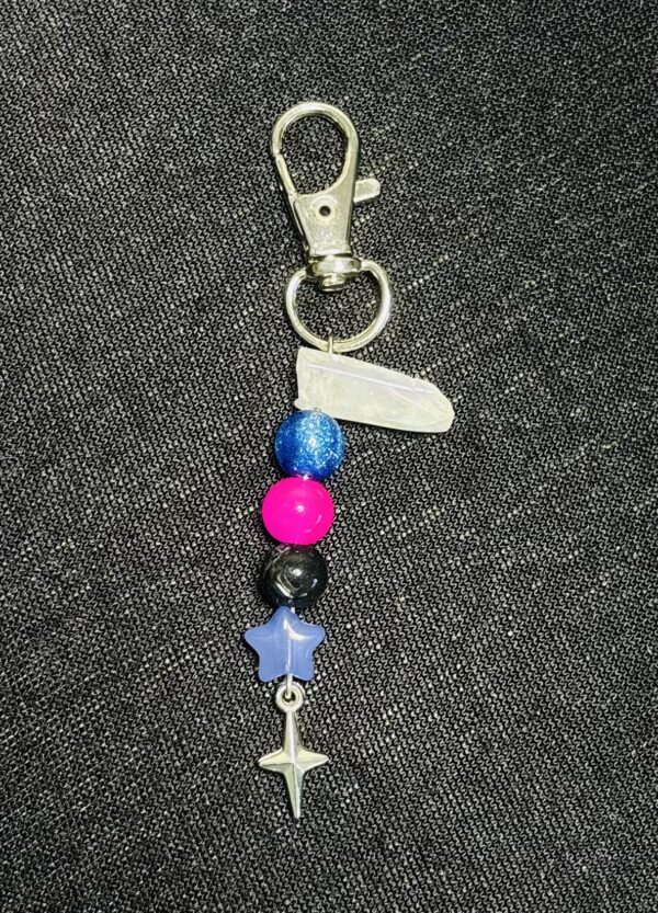 Galaxy Shimmer Keyring