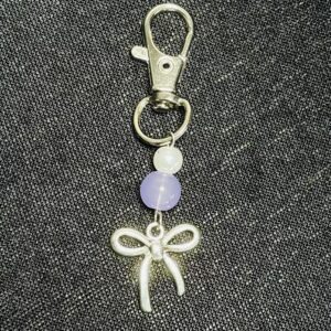 Lacy Bow Keyring