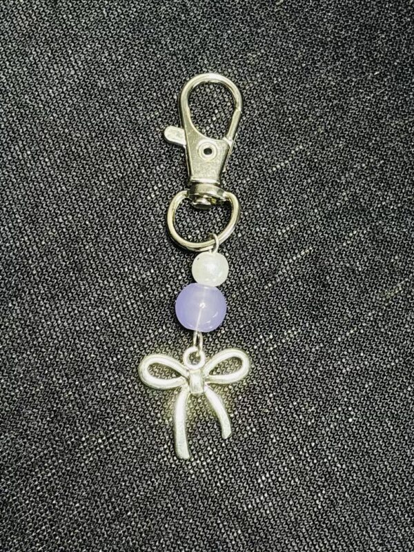 Lacy Bow Keyring