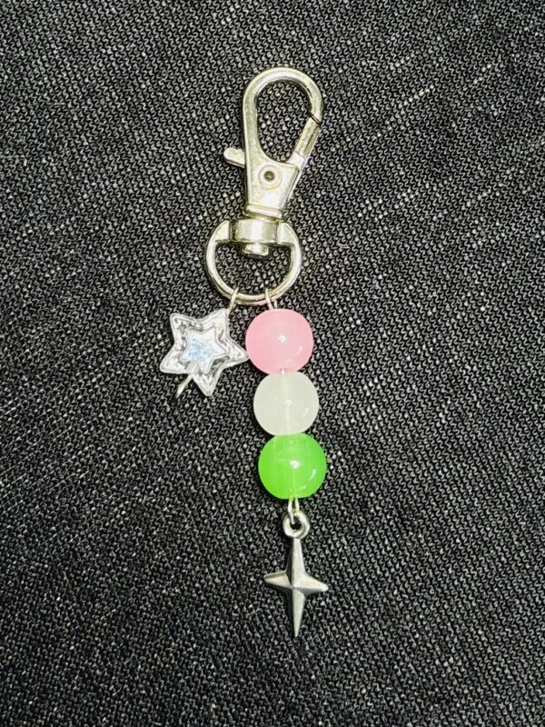 Melon Ball Charm Keyring