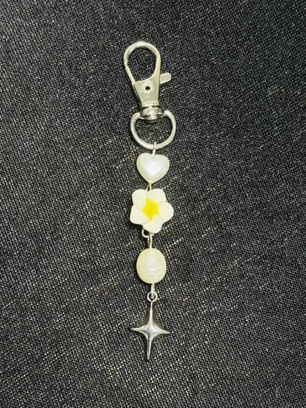 Sun-kissed Petal Keyring