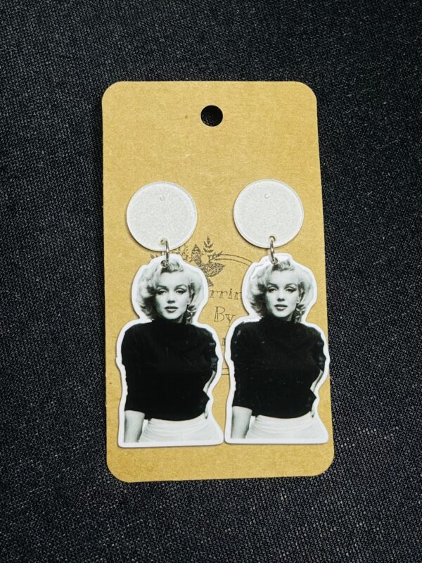 Black & White Marilyn Monroe Acrylics