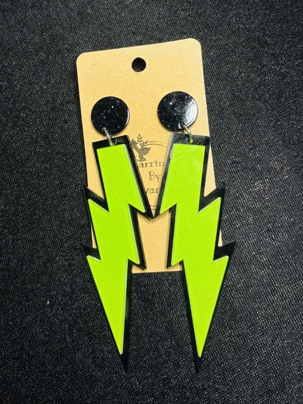 Large Lightning Bolt Acrylics