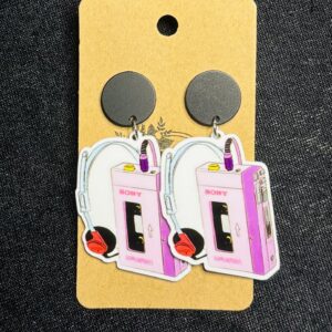 Pink Sony Walkman Acrylics