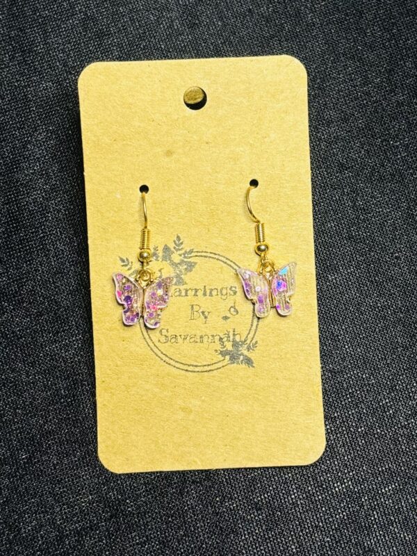 Butterfly Hook Earrings - Image 2