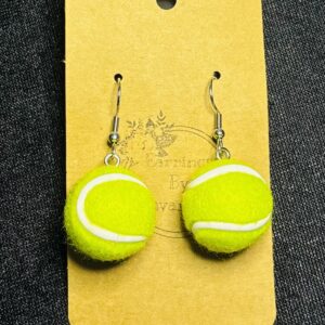 Tennis Ball Hook Earrings