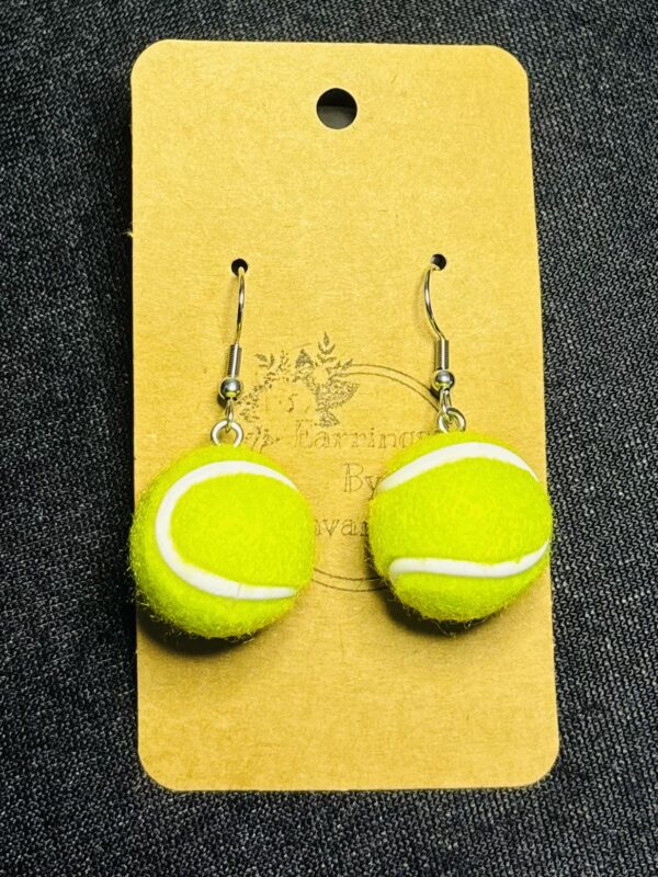 Tennis Ball Hook Earrings
