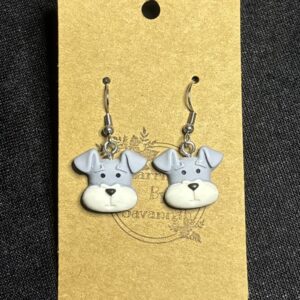 Schnauzer Hook Earrings