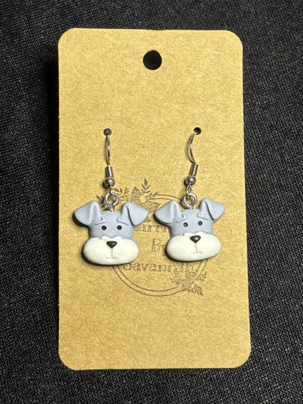 Schnauzer Hook Earrings