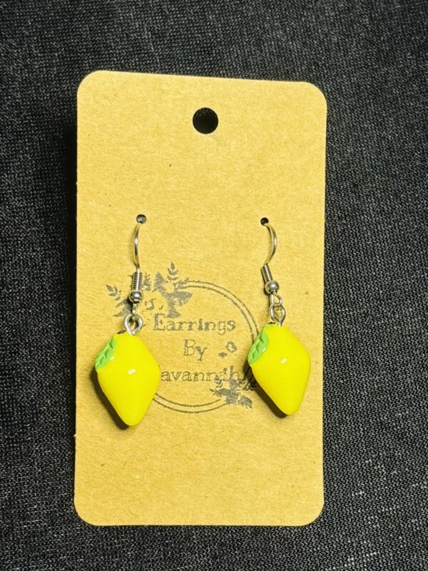 Lemon Hook Earrings