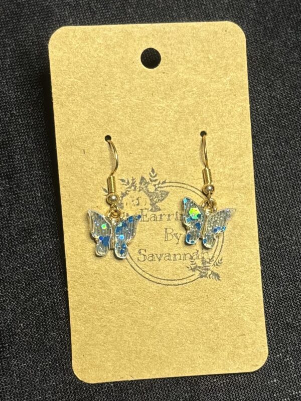 Butterfly Hook Earrings - Image 4