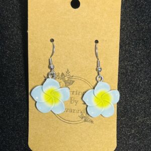 Frangipani Hook Earrings