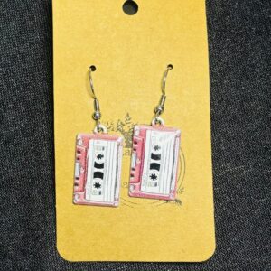 Cassette Tape Hook Earrings