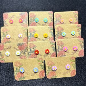Baby Peony Studs