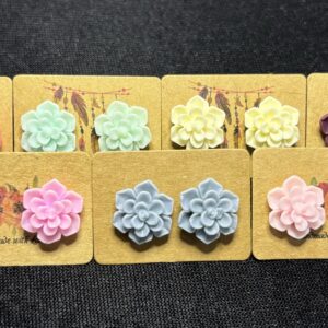 Succulent Blossom Studs
