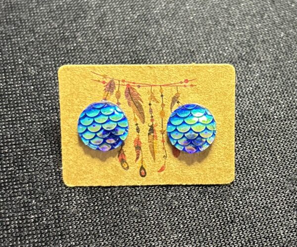 Mermaid Scale Studs