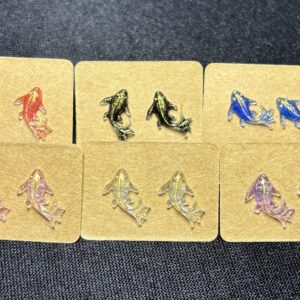 Shimmery Koi Fish Studs
