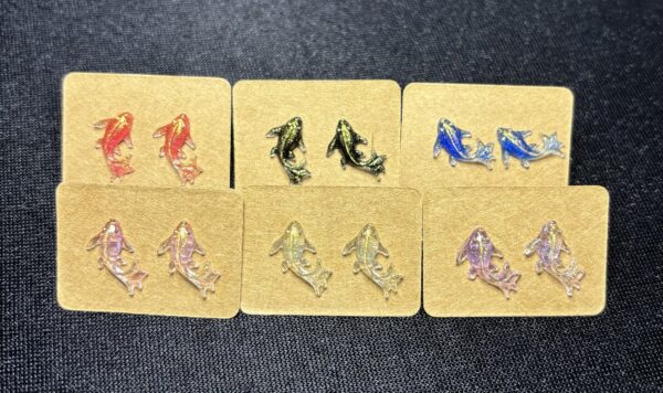 Shimmery Koi Fish Studs