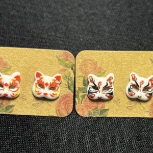 Cat Mask Studs