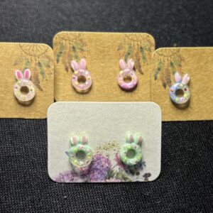 Bunny Donut Studs