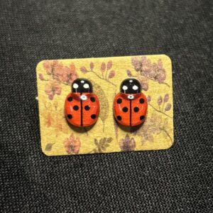 Ladybug Studs