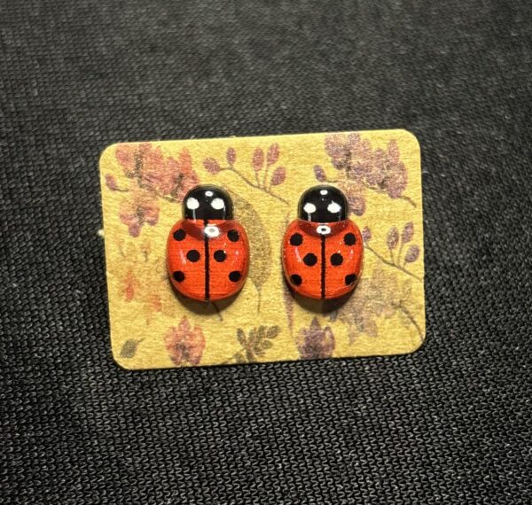 Ladybug Studs